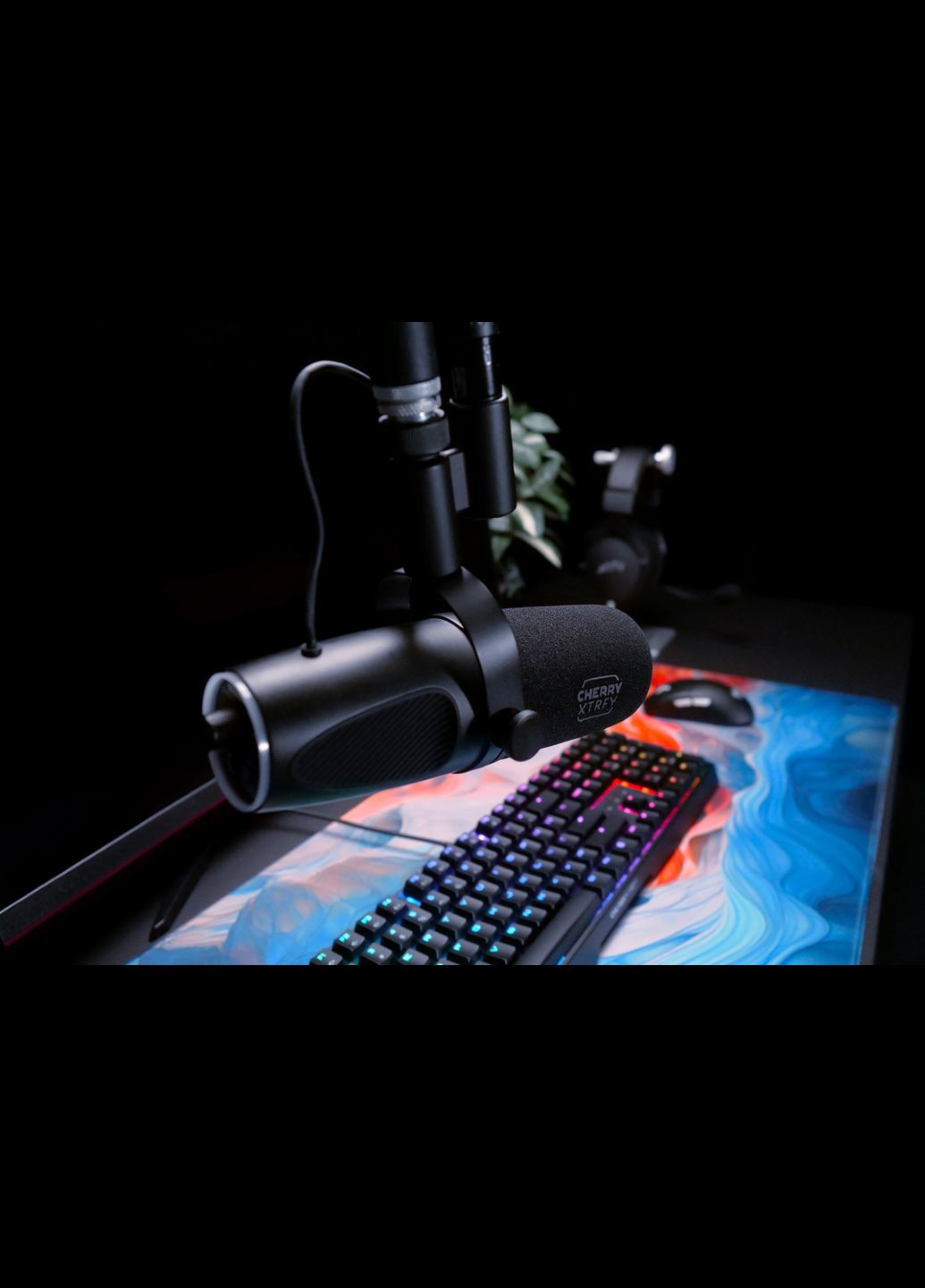 Мікрофон геймінговий NGALE X, Cardioid, USB-A, 2м, RGB, чорний Xtrfy (322817351)