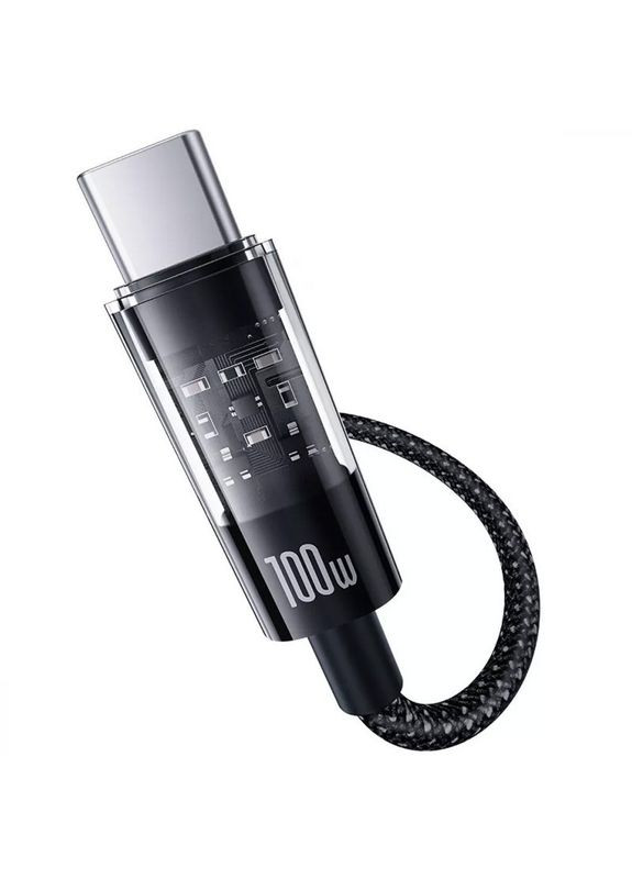 Кабель USB Type-C до USB Type-C / Провід шнур юсб тайп сі для швидкої зарядки та передачі даних 1м Baseus (360629463)