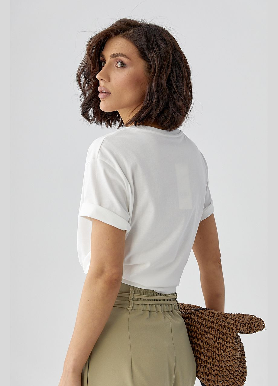 Жіноча футболка з написом Sweet Cherry Lurex - (328633563)