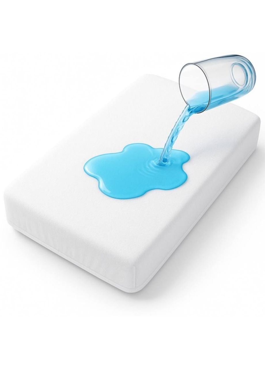 Набір дитячих водонепроникних наматрацників 60х120х15 см з бортами по периметру. PAPAELLA (373006785)