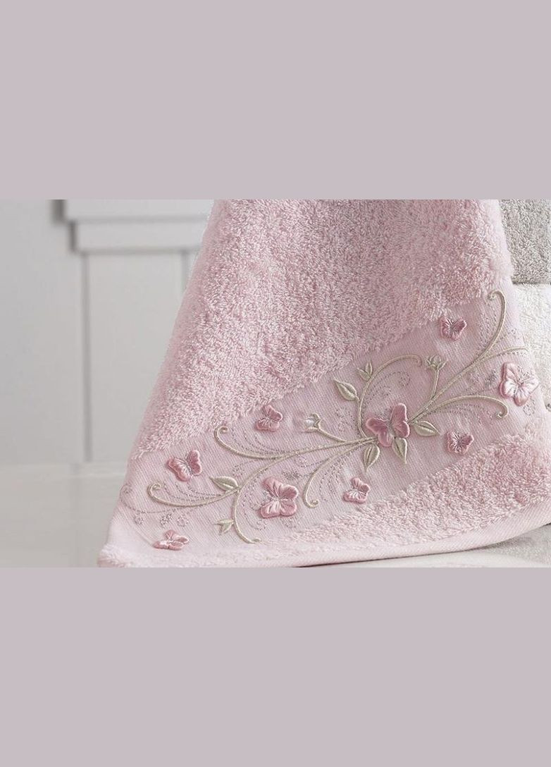 Набор 6 полотенец Eva 3D с вышивкой 70х140см (банни), трикотаж Pupilla комбинированный