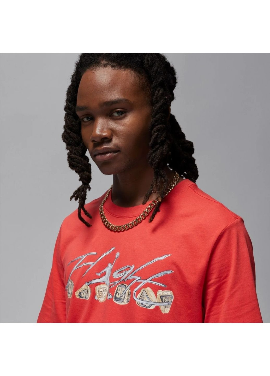 Помаранчева футболка чоловіча essential rings tee orange Air Jordan