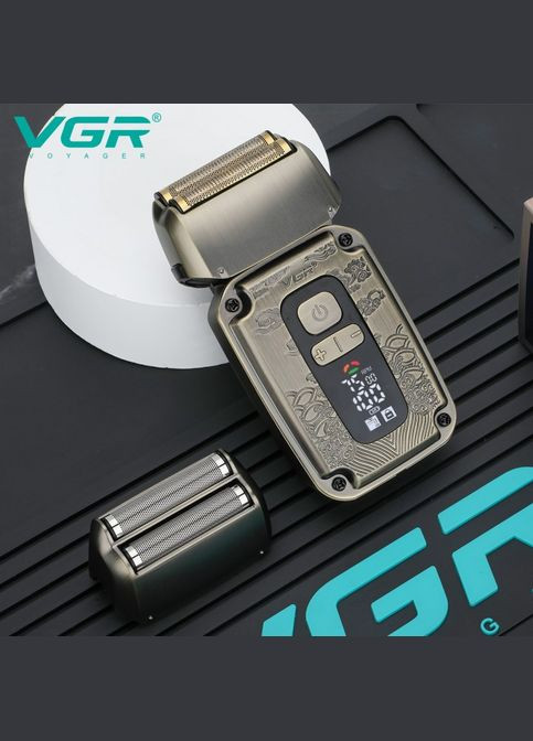 Электробритва шейвер для сухого и влажного бритья V-337 аккумуляторная бритва VGR (317195388)