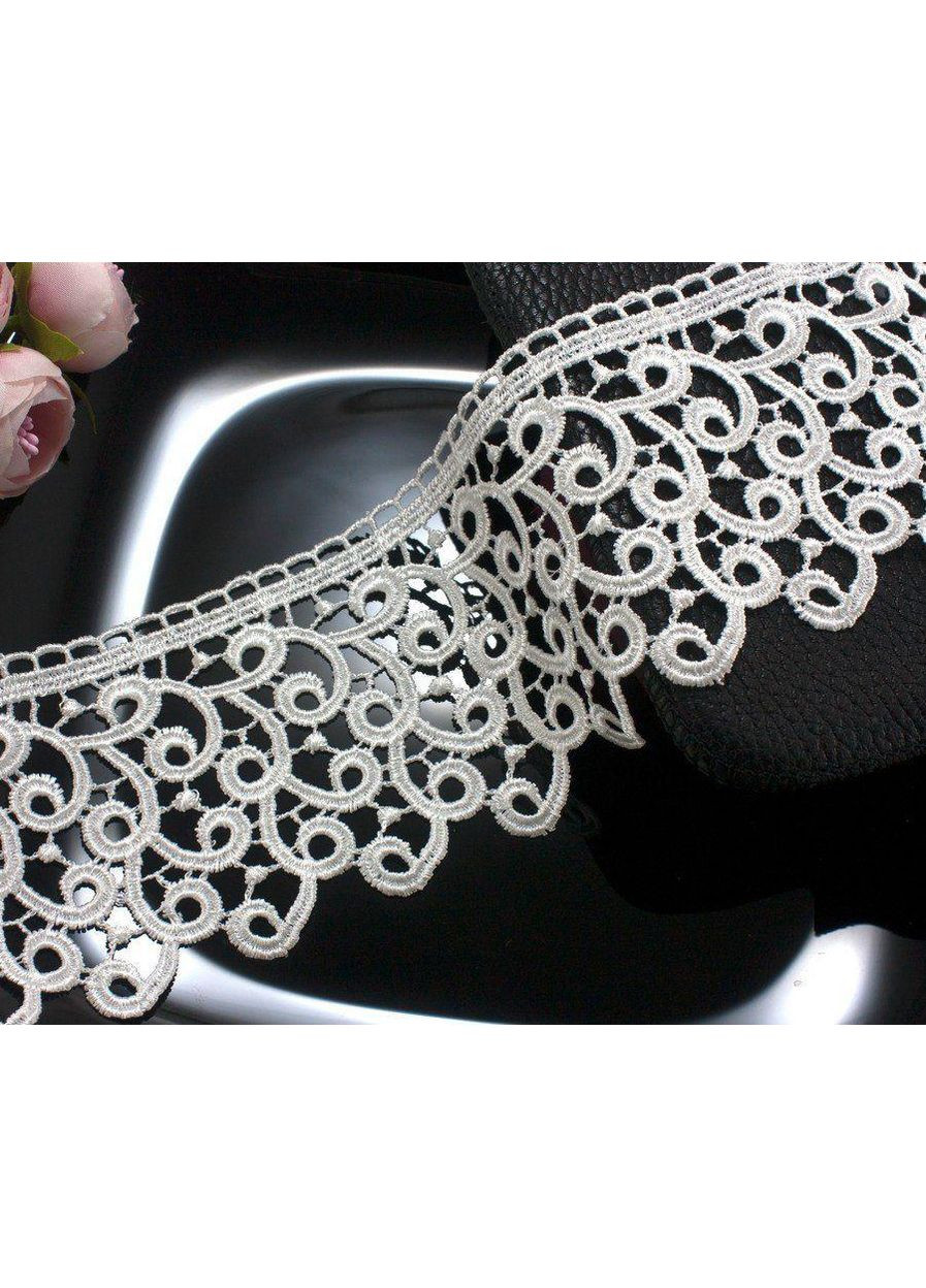 (1 метр) Мереживо макраме 7 см "Сандра" колір - айворі Plus-plus (352749288)