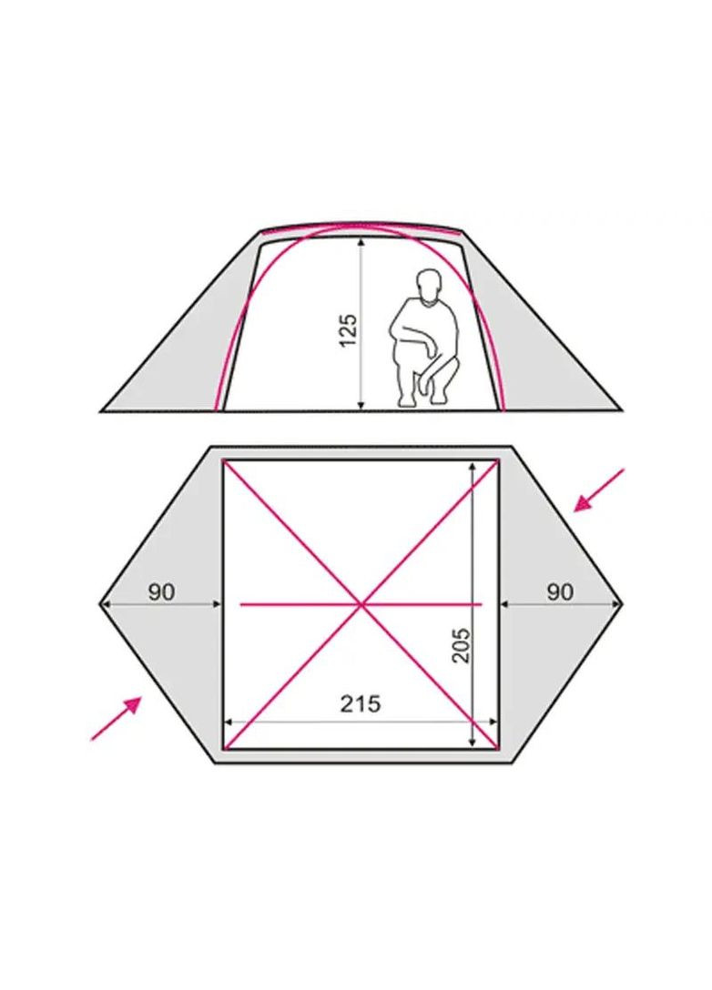 Палатка Omega 3 Sand Terra Incognita (316533072)