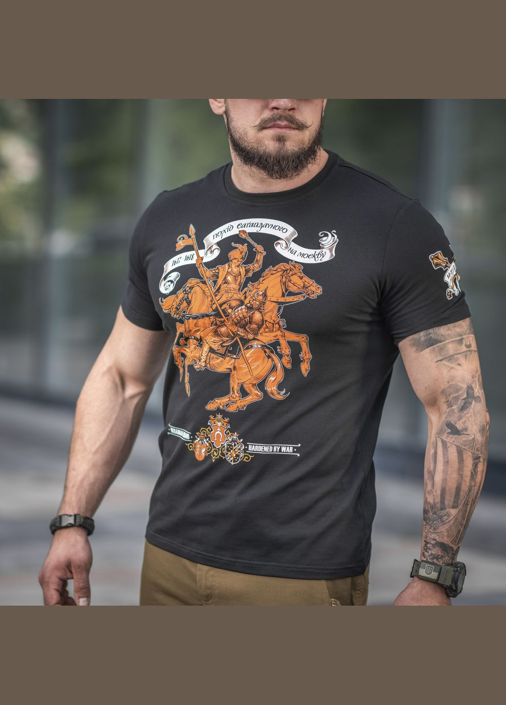 Футболка Гетман Сагайдачный Black () M-TAC (303409699)