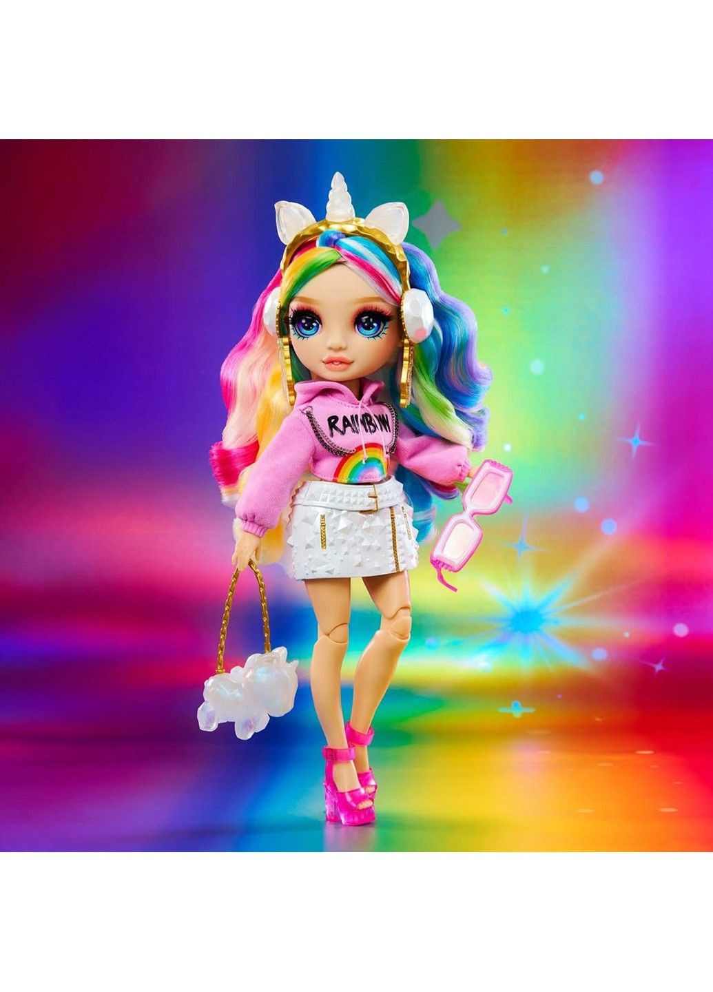 Ігровий набір з лялькою серії Creative Crystals - Амая Rainbow High (331297716)