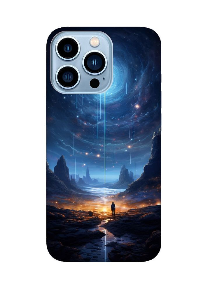 Чохол з рожевими боками на Apple iPhone 13 Pro Max:: Космос (принт 244) Creative (360665760)