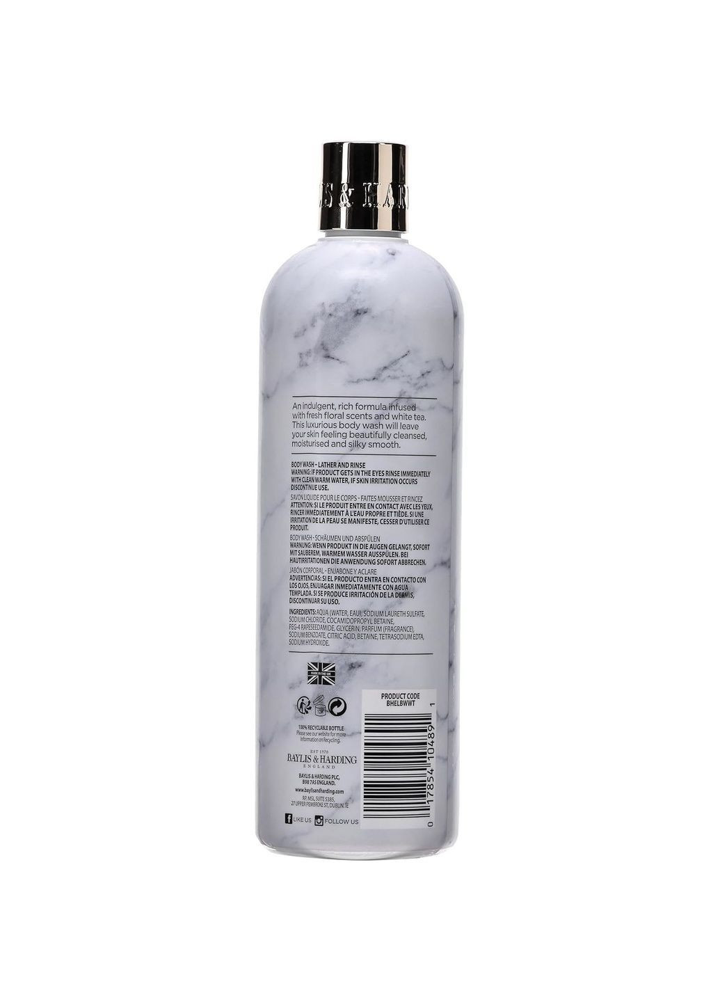 Гель для душа Elements White Tea & Neroli 500 мл Baylis & Harding (370705454)