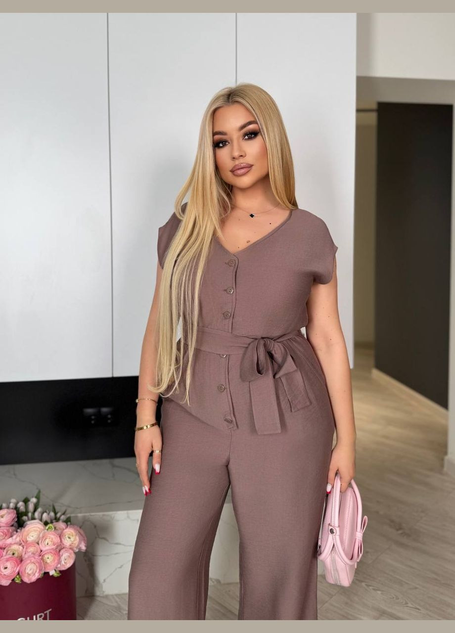 Комбінезон No Brand коричневий