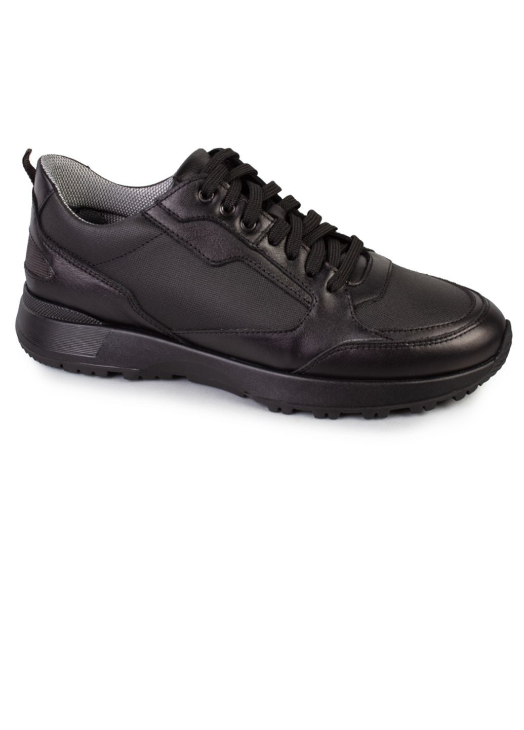 Черные демисезонные кроссовки мужские бренда 9200556_(1) ModaMilano