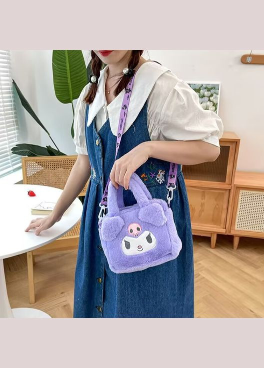 Куромі сумка м'яка Kuromi плюшева сумка Sanrio дитяча сумка через плече Shantou (285770892)