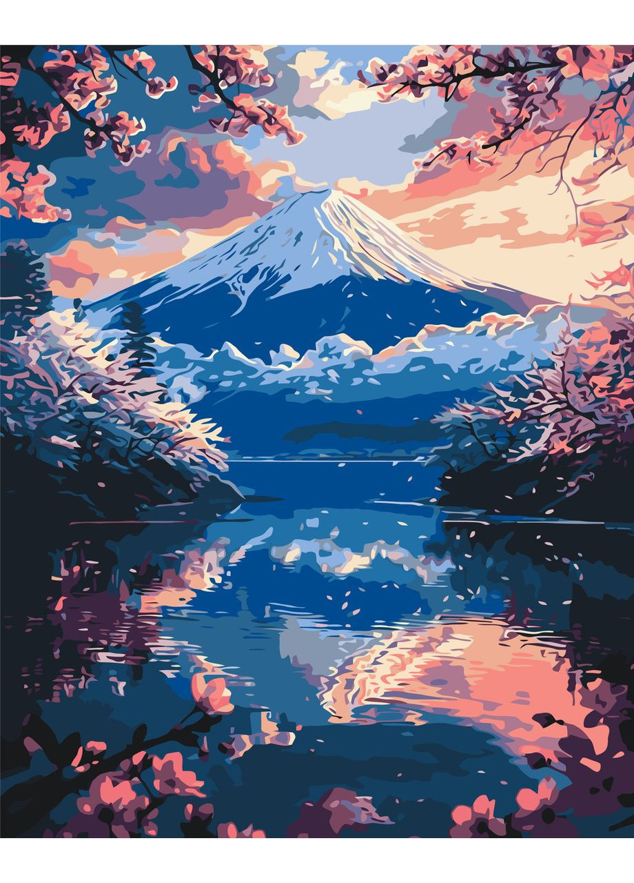 Картина по номерам Пейзаж. Невероятная Фудияма 40*50 см Оригами LW 3464 Origami (351587184)