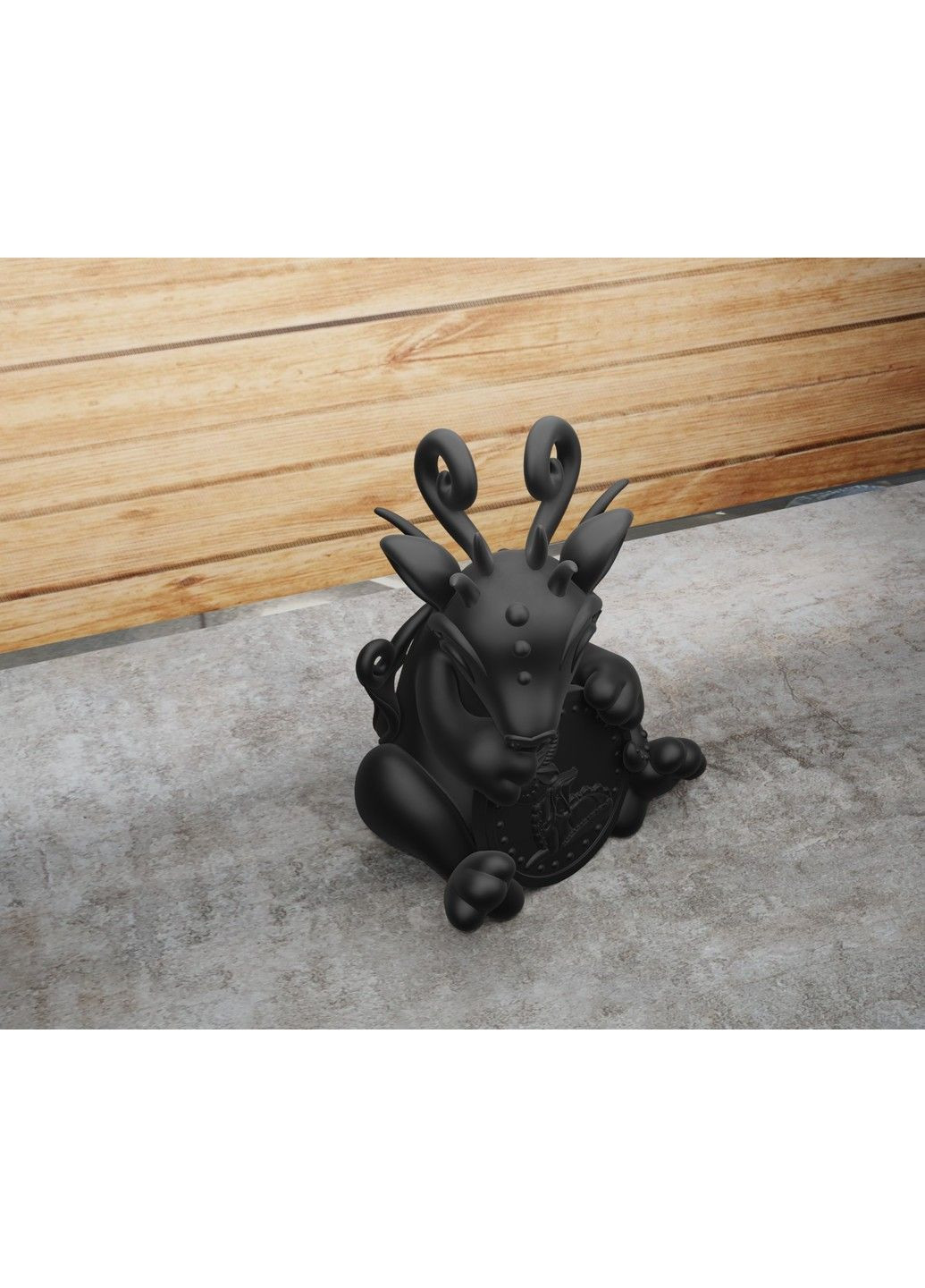 Статуетка дракона з монетою - символ 2024 року. ЗаСвіт (280940476)