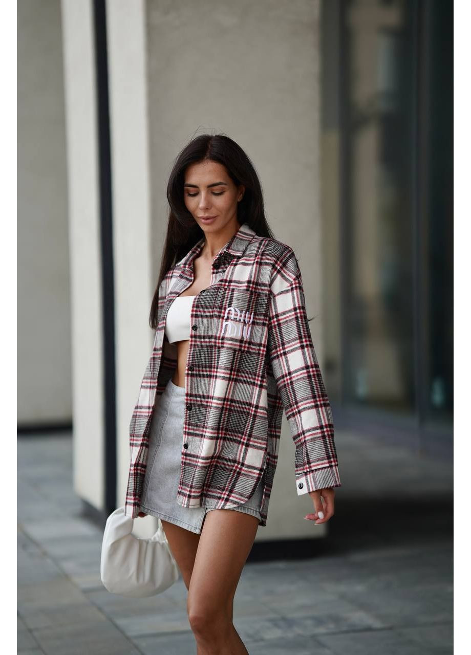 Сорочка в клітинку Україна (349444216)