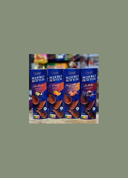 Чипсы шоколадные Schoko Blatter Orange 125 г. Choceur (330133059)