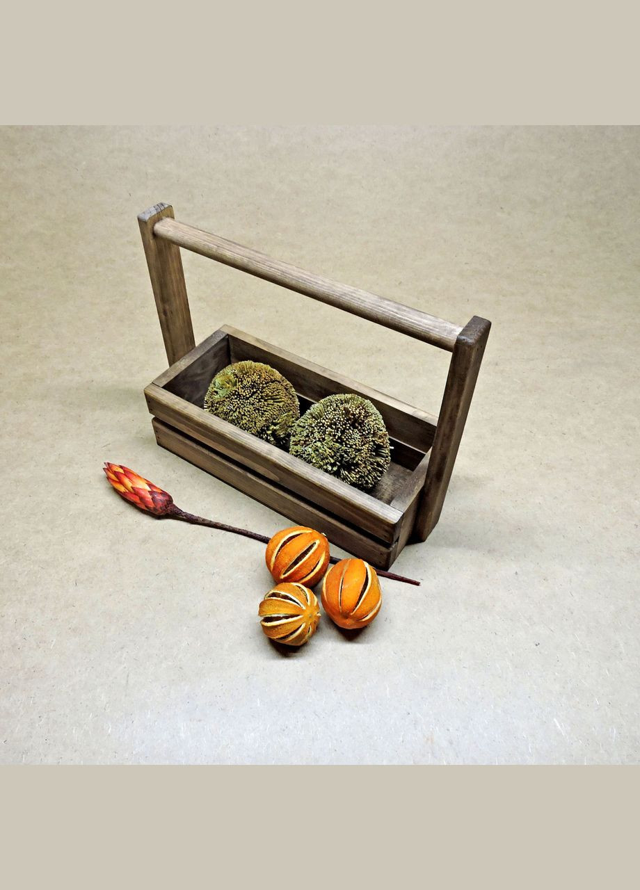 Подарунковий кошик з дерева Карнабі капучино (ПДК-000205) No Brand (328909853)