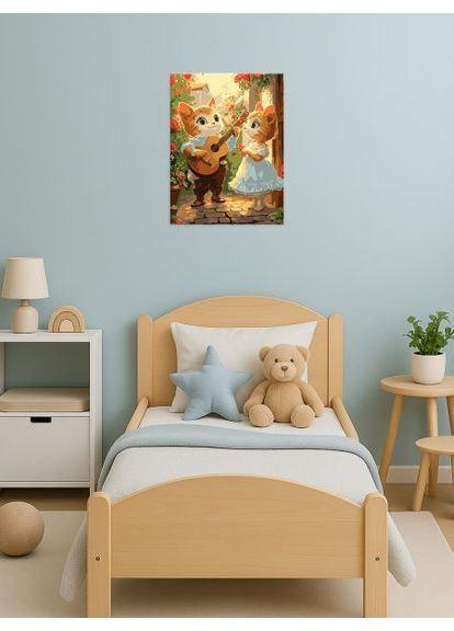 Картина за номерами - Котячі романси ©art_selena_ua 30х40 см IDEYKA (362219794)