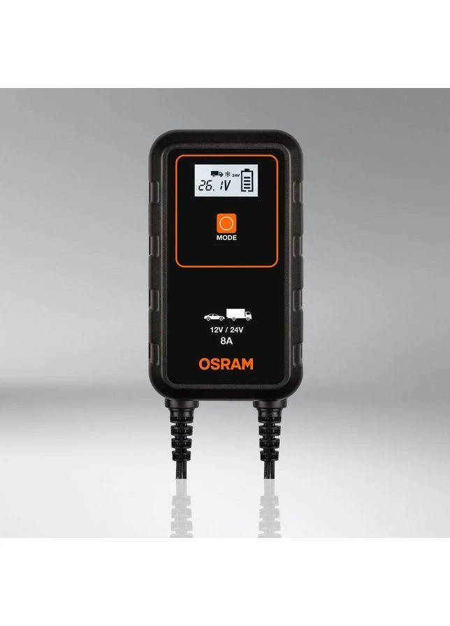 Інтелектуальний зарядний пристрій для акумуляторів OEBCS908 12/24V 8A Osram (394192129)