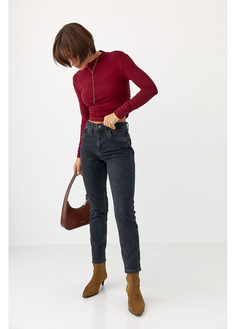 Женские джинсы Mom Fit Lurex - (362115976)