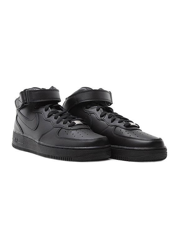 Черные демисезонные кроссовки air force 1 mid 07 Nike