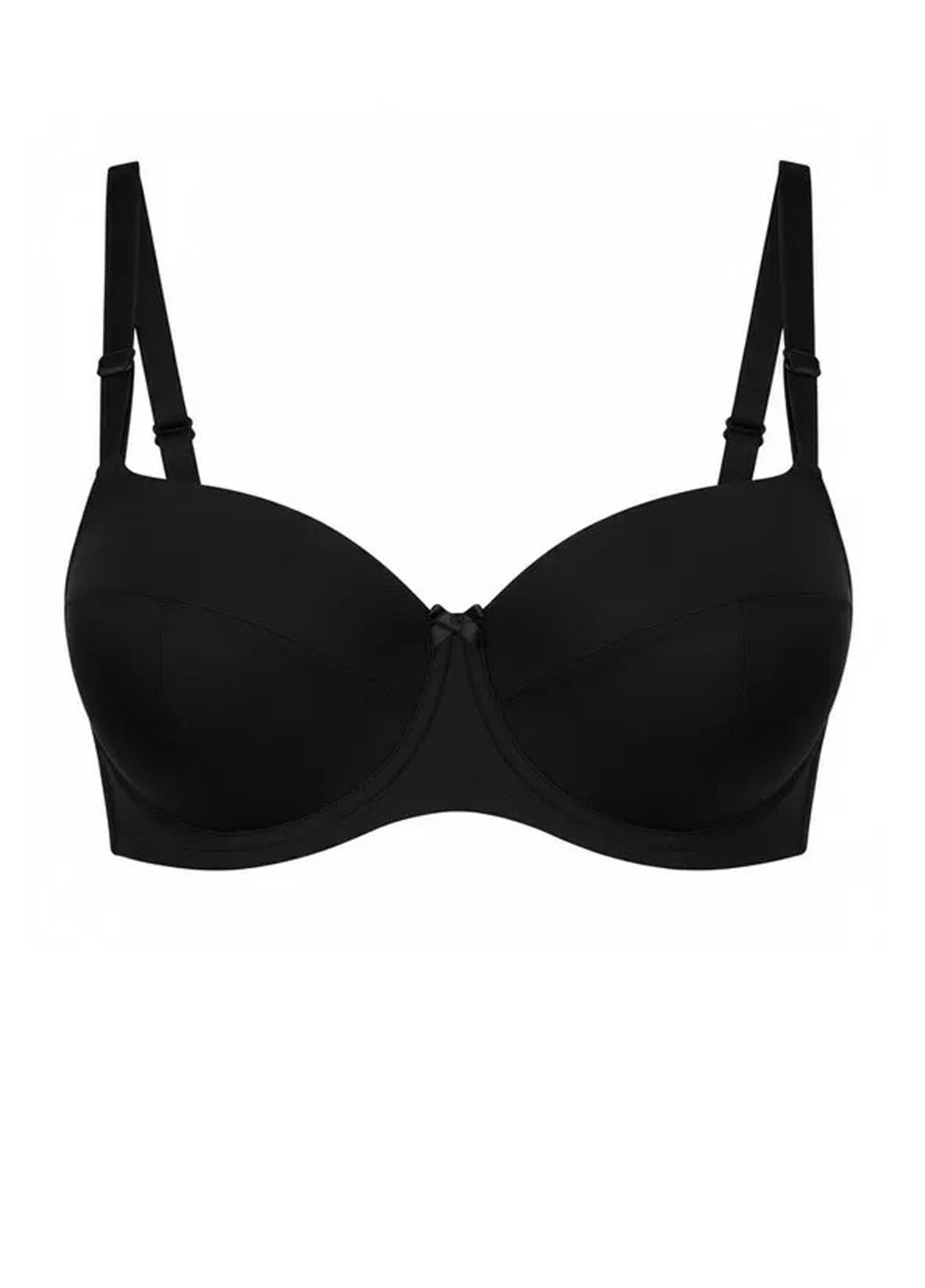 Чёрный бюстгальтер Naturana