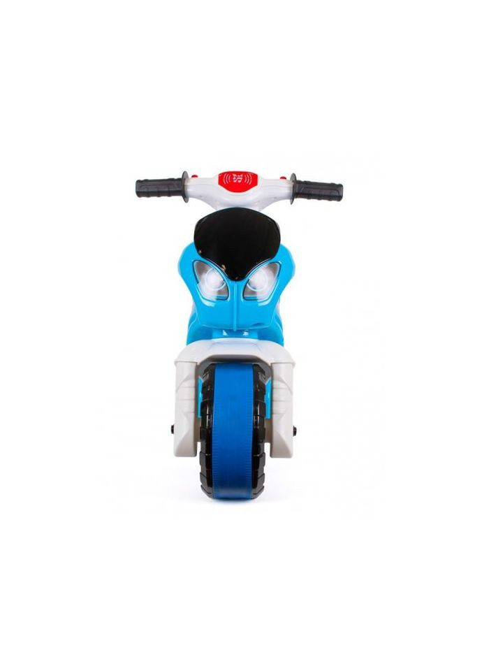 Мотоцикл толокар Полиция с музыкальным рулем, (голубой) ТехноК (293056431)