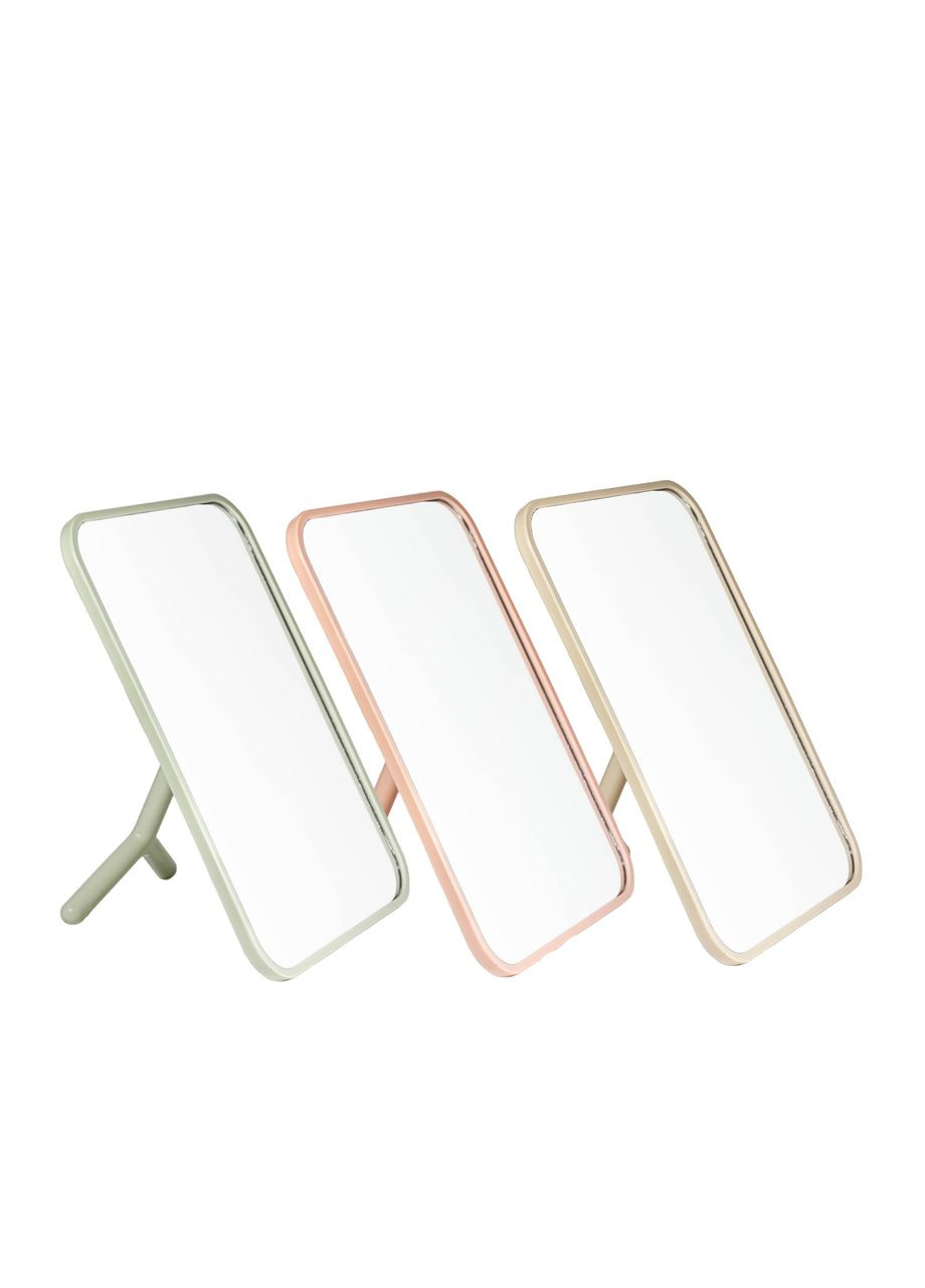 Зеркало косметическое настольное на прямоугольной подставке. No Brand (302725617)