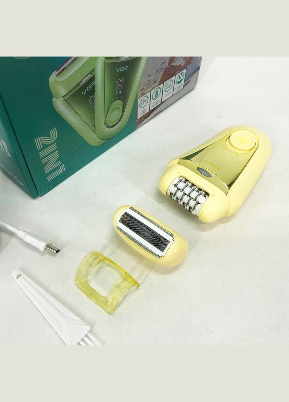 Електрична щітка для п'ят GR 2 до 1 V-758, Пила терка для п'ят, Електрична пемза VW-133 для педикюру VGR (351486428)