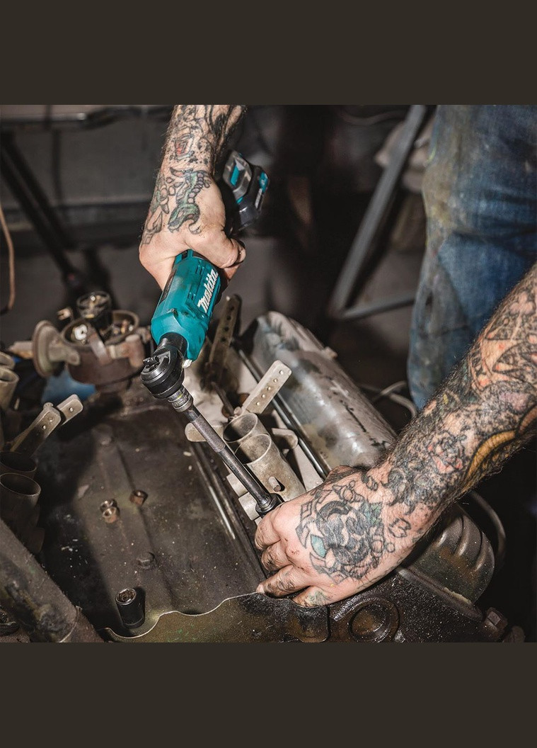 Акумуляторний гайкокрут з храповим механізмом WR100DZ CXT ручний кутовий ударний гайкокрут-тріскачка (гайкови (4076) Makita (295031790)