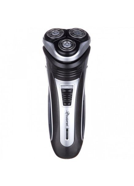 Чоловіча електробритва для бороди Geemy 7090 роторна акумуляторна електро бритва Чорна Gemei (297332074)