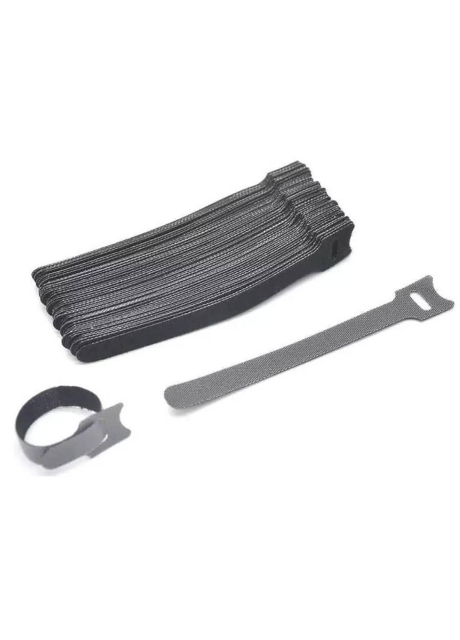 Організатор кабелю Beus стяжка липучка хомут для проводів 50 штук багаторазові No Brand (330778974)