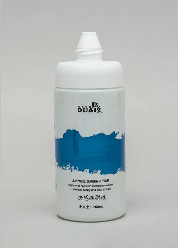 Лубрикант на водній основі гель змазка для вагінального та анального сексу інтимні змазки 200 мл з ефектами на вибір DUAI (296285703)