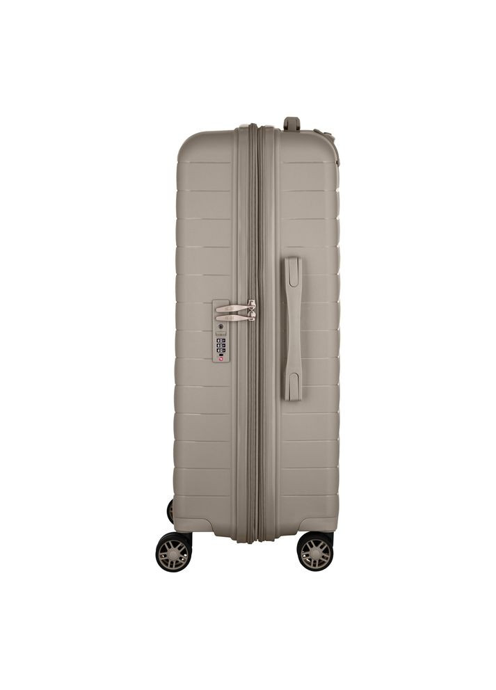 Валіза, Aero, поліпропілен, середня, 63/78 л, TSA, 4 колеса, EXP, сіро-коричневий 2E (370617059)