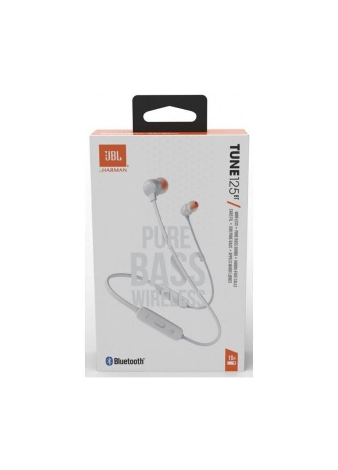 Bluetooth-гарнитура Tune 125BT White (JBLT125BTWHT) JBL (332975928)