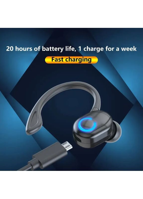 Сверхлегкие Наушники с Ушным Крючком, Идеальные для Бига, Hi-Fi Стерео No Brand (368575651)