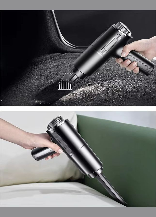 Ручной автомобильный пылесос в автомобиль от прикуривателя,сетевой автопылесос в машину 120 Вт, No Brand (346532785)