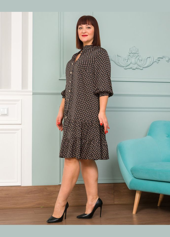 Черное платье 14537 Alenka Plus