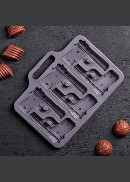 Форма для льда / шоколада / Формочка для конфет (6 кубиков) No Brand (318359414)