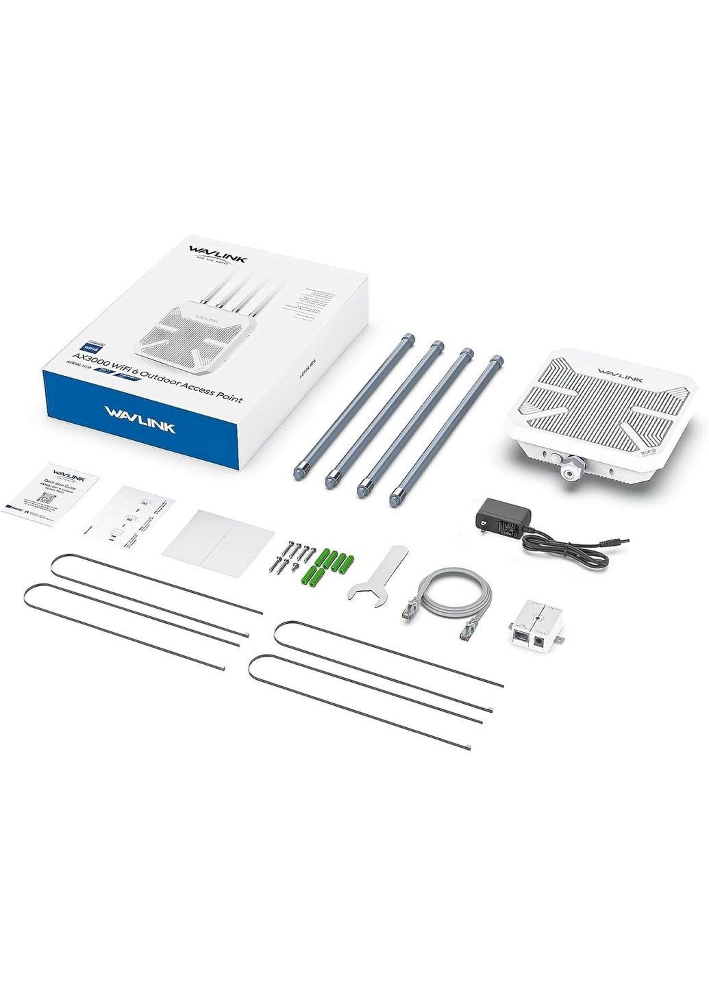 Зовнішня точка доступу Wi-Fi 6 AERIAL HD9, AX3000 Wavlink (345708998)