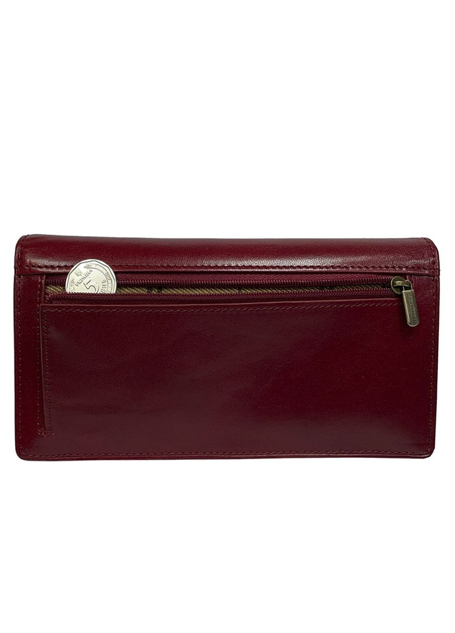 Червоний шкіряний жіночий портмоне Italico 1902 rosso Tony Perotti (303829802)