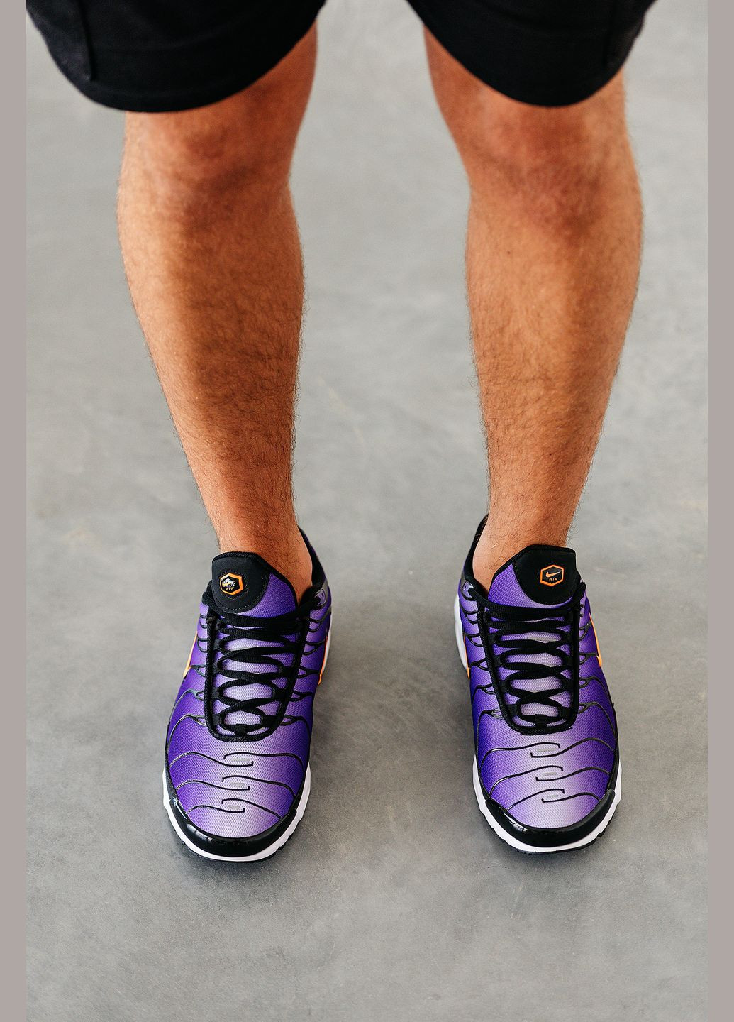 Фиолетовые демисезонные кроссовки мужские и женские nike air max tn plus purple | найк аир макс тн плюс фиолетовые No Brand