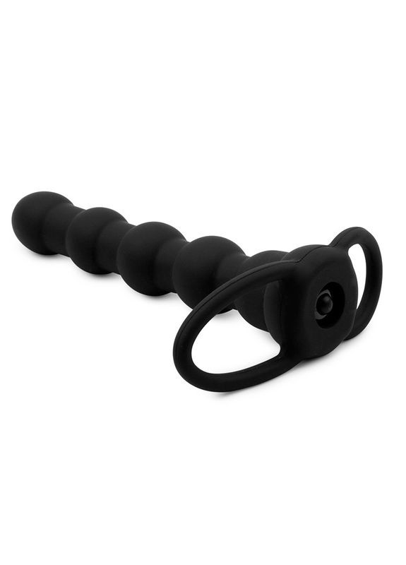 Насадка для подвійного проникнення на член анальна з вібрацією Double Prober фіксація за мошонку Lovetoy (303907999)