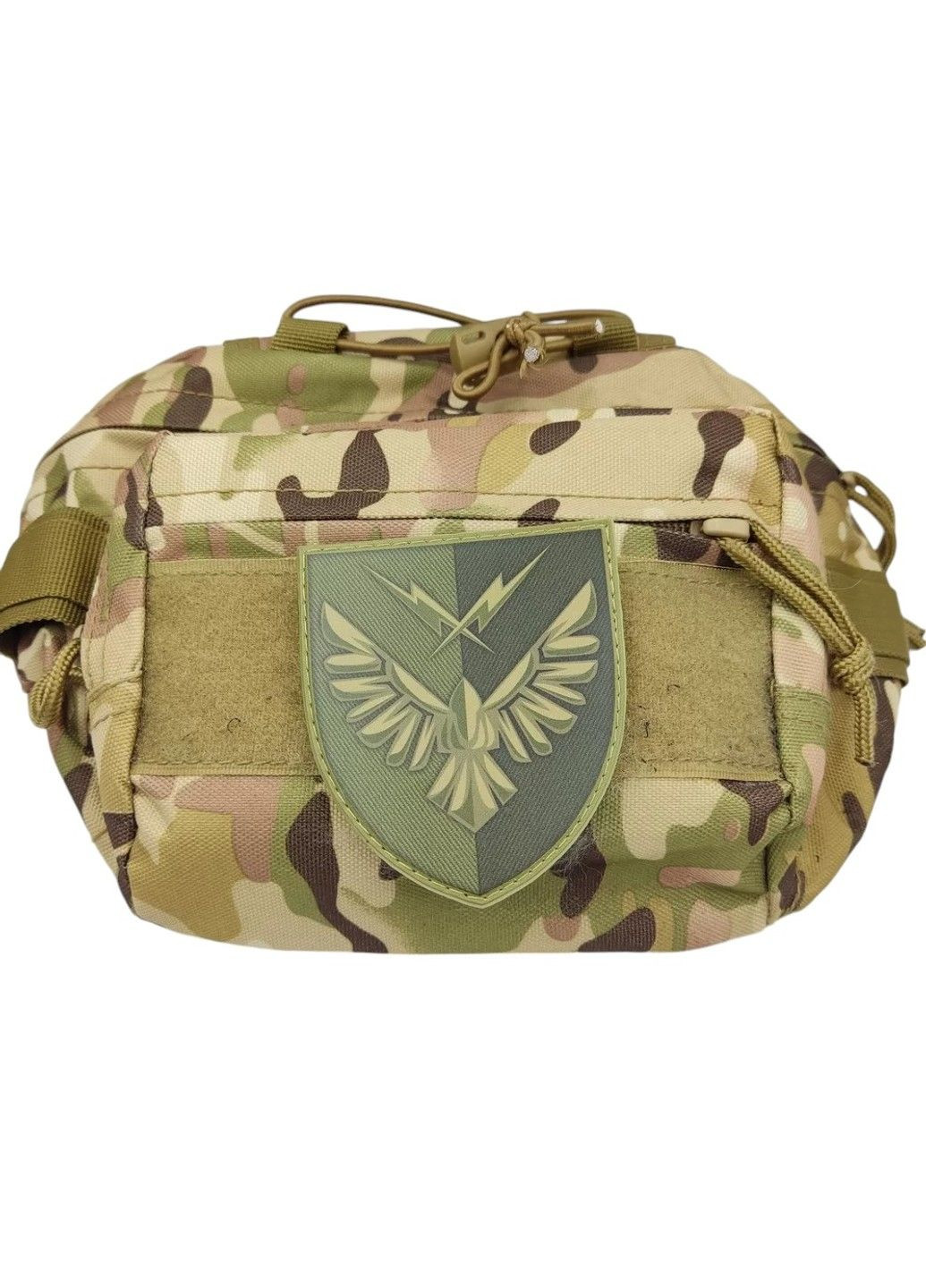 Патч / шеврон ВСУ 319 отдельный информационно-телекоммуникационный узел связи олива No Brand (317404765)