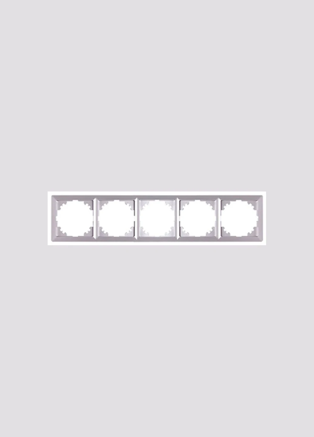Рамка 5-постовая алюминий [ins0040093] e.lux.10104L.5.fr.aluminium E.NEXT (373622319)