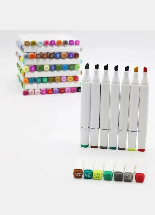 Набір маркерів для малювання Touch 48 шт. Білий Art (285787706)