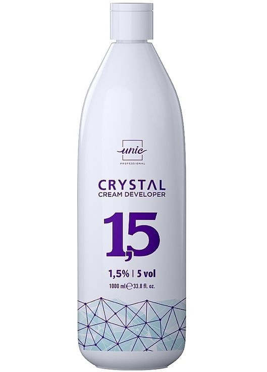 Крем-оксигент 1.5% Crystal Cream Developer 1000ml (1250026-192575) Unic (368665952)