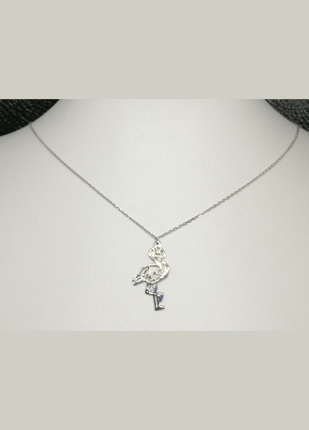 Серебряные серьги-подвески Фламинго. 90801128 Qvaliz (317955059)