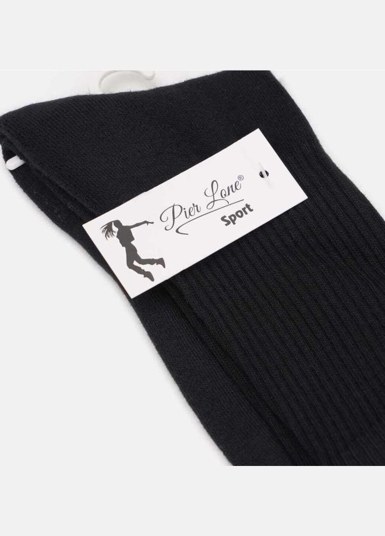 Чёрные носки женские Pier Lone однотонные (322365667)