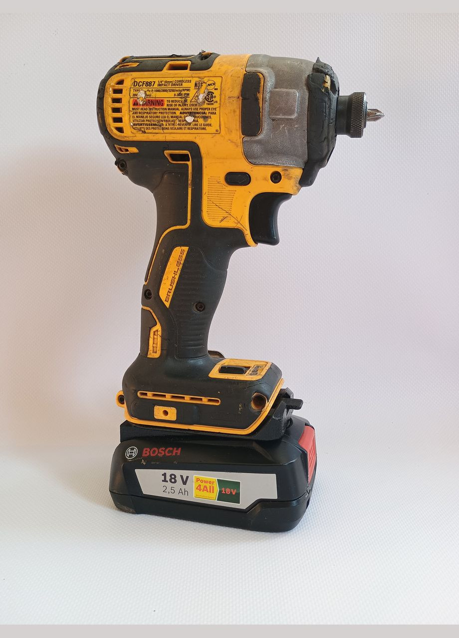 Адаптер, перехідник з акумулятора Bosсh PBA на інструмент Dewalt No Brand (365797434)